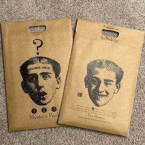 Set of 2 packs Trader Joe’s Mystery Bags. six bags total.